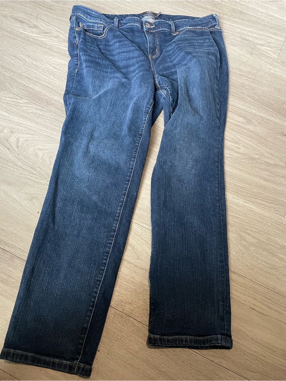 torrid Dark Blue Straight-Leg Womens Jeans